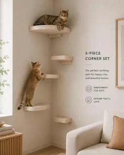 Wall-mounted cat shelves similar product reference 1