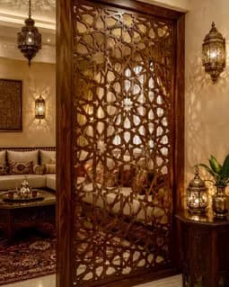 Geometric room divider screen similar product reference 1