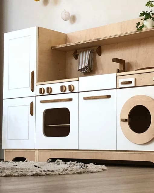 Children's plywood play kitchen similar product reference 1