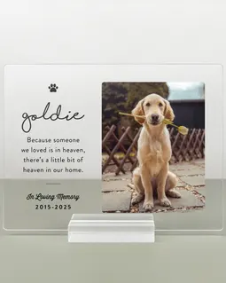Pet portrait acrylic plaque similar product reference 1