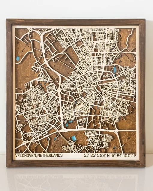 Layered city map wall art similar product reference 1