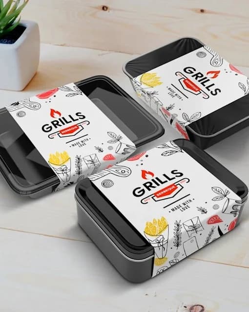 Custom packaging sleeves and labels similar product reference 1